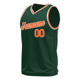 Custom Green Basketball Jersey Mesh Sports Performance Team Uniform